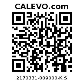 Calevo.com Preisschild 2170331-009000-K S